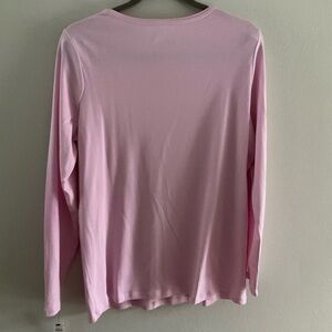 Long sleeved T pink color, 27”